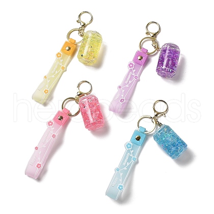 Soda Drinks Bottle Acrylic Pendant Keychain Decoration KEYC-D018-04-1