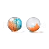 Frosted Baking Painted Glass Beads X1-DGLA-N005-8mm-10-3