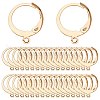 SUNNYCLUE 80Pcs 304 Stainless Steel Leverback Earring Findings STAS-SC0004-59G-1