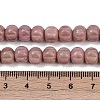 Natural Rhodonite Beads Strands G-Z080-B19-8x6mm-5