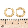 Ion Plating(IP) 304 Stainless Steel Huggie Hoop Earrings EJEW-F111-16mm-G-3