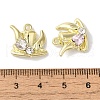 Heart Rack Plating Alloy Pendants FIND-I039-28G-3