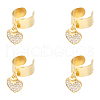 304 Stainless Steel Open Cuff Rings RJEW-UN00016-1