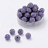 Polymer Clay Rhinestone Beads RB-H258-HD10mm-539-1