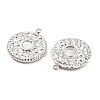 Non-Tarnish 304 Stainless Steel Pendant Cabochon Settings STAS-P333-02P-2