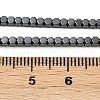 Electroplate Non-magnetic Synthetic Hematite Beads Strands G-I175-09D-4