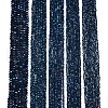 Electroplate Opaque Solid Color Glass Beads Strands EGLA-A044-P4mm-L16-2
