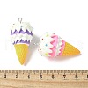 Ice Cream Resin Pendants CRES-U005-01P-3