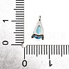 Brass Micro Pave Cubic Zirconia Pendants KK-D356-08E-P-3
