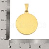 Ion Plating(IP) 304 Stainless Steel Pendant Rhinestone Setting STAS-D112-11AG-3