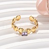 Mother's Day Rings 304 Stainless Steel Cuff Rings for Women RJEW-H246-03G-02-2