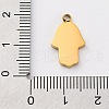 304 Stainless Steel Enamel Pendants STAS-M105-34G-02-3