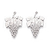 304 Stainless Steel Pendants STAS-T065-72P-1
