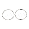 304 Stainless Steel Split Key Rings STAS-P178-50x2.3mm-P-2