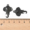 Ion Plating(IP) 304 Stainless Steel Pendants STAS-H172-09B-3