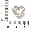 Rack Plating Brass Micro Pave Cubic Zirconia Pendants KK-I722-04P-S-3