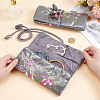 GOMAKERER 2Pcs Retro Rectangle Silk Zipper Roll Pouches ABAG-GO0001-02A-5