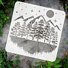PET Hollow Out Drawing Painting Stencils DIY-WH0391-0699-3
