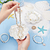 Shell Shape Porcelain Jewelry Plate AJEW-WH0348-164-3