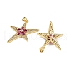Brass Micro Pave Cubic Zirconia Pendants KK-S526-28G-2