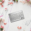 Rectangle 201 Stainless Steel Custom Blank Thermal Transfer Wallet Card DIY-WH0252-006-5