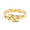 304 Stainless Steel Pave Crystal Rhinestone Hollow Out Hinged Bangles for Women BJEW-D044-06B-01G-2