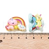 Unicorn Rainbow Cloud Opaque Resin Decoden Cabochons CRES-A057-03-3
