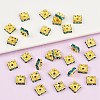 Brass Rhinestone Spacer Beads RSB074NF-13G-2