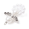 ABS Plastic Imitation Pearl Pendants PALLOY-JF03731-5