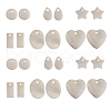 Natural Freshwater Shell Pendants SHEL-CJ0001-03-1