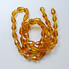 Glass Beads Strands GLAA-R024-11x8mm-10-2