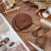 Flat PU Leather Cord WL-WH0004-09D-4