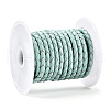 Braided Cowhide Leather Cord NWIR-N005-01F-4mm-2