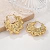 304 Stainless Steel Hoop Earrings EJEW-V016-11G-01-2