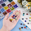   240Pcs 24 Colors Pave Disco Ball Beads RB-PH0001-32-3