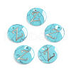 Synthetic Turquoise Charms G-L561-001Z-1