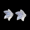 Transparent Acrylic Bead Caps OACR-A020-01-2