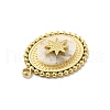 Natural White Jade Pendants G-P480-01G-05-3