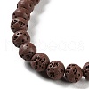Synthetic Lava Rock Dyed Beads Strands G-H311-08A-02-4