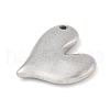 304 Stainless Steel Heart Pendants STAS-R162-01P-03-2
