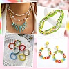 1800Pcs 15 Colors Glass Cylinder Beads SEED-YW0002-59-6
