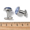 304 Stainless Steel Cuff Buttons G-C185-02P-31-3