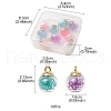 10Pcs Glass Ball Pendants GLAA-YW0001-79-3