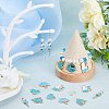 SUNNYCLUE 36Pcs 6 Styles Alloy Enamel Pendants ENAM-SC0004-57-4