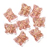 Plating Transparent Acrylic Beads OACR-B013-26C-1