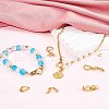 SUNNYCLUE 6Pcs Brass Hook Buttons AJEW-SC0003-20-4