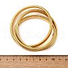304 Stainless Steel Stretch Bracelets BJEW-A031-01A-G-3