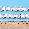 Transparent Spray Painted Glass Beads Strands GLAA-N001-36-5