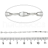 304 Stainless Steel Dapped Chains CHS-H036-01P-07-3