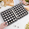 60Pcs 2 Colors Plastic Loose Diamond Round Boxes MRMJ-WH0094-01-3